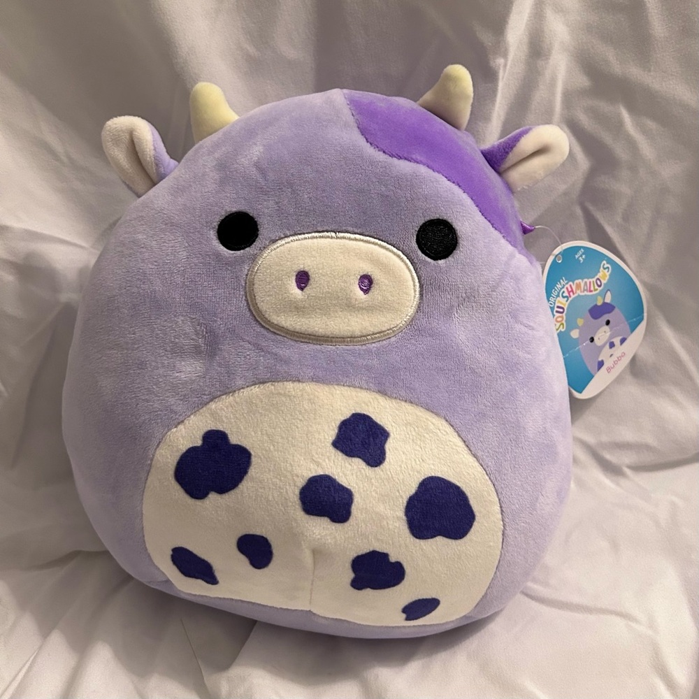 Bubba Purple Cow Squishmallow 8”